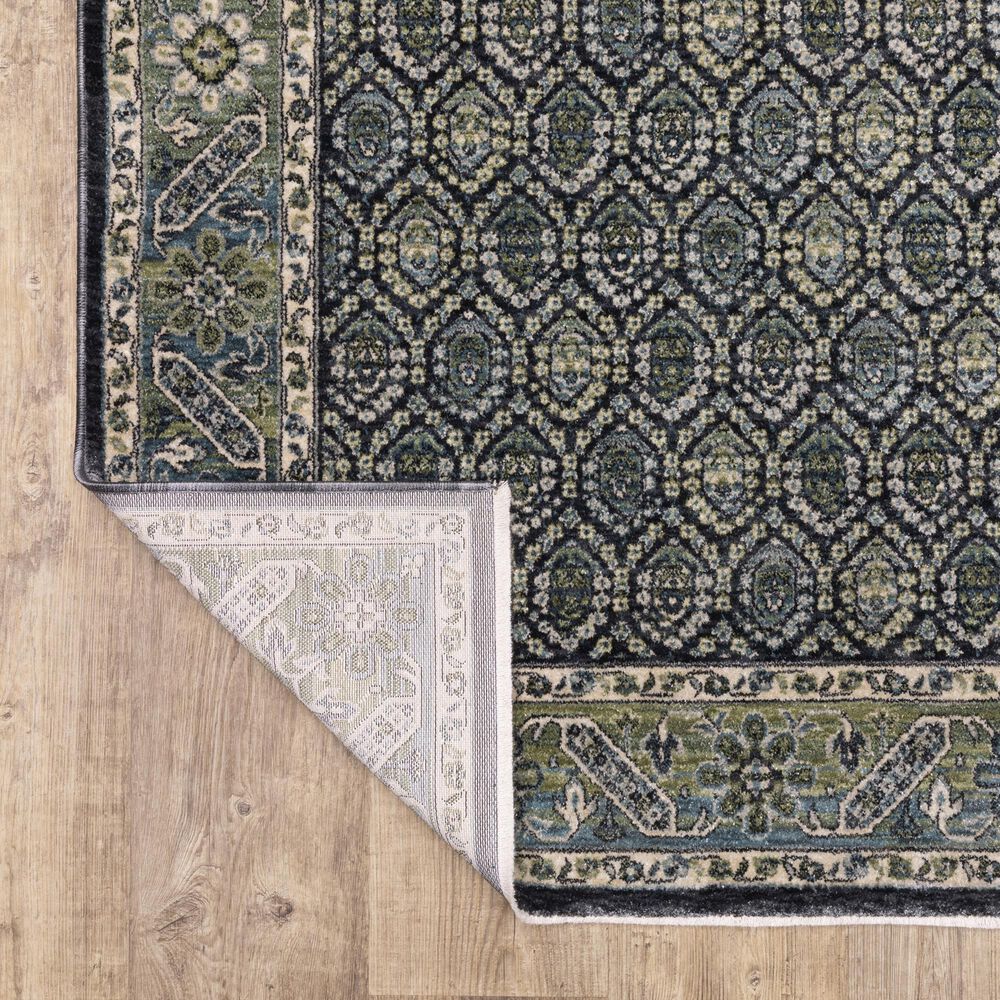 Oriental Weavers Eliana Blue and Green 6&#39;7&quot; x 9&#39;6&quot; Area Rug, , large