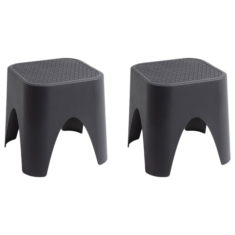 Lagoon Furniture Mallorca Stackable Rattan Top Coffee Table in Black, , large