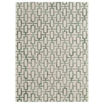 Feizy Lorrain 3"6" x 5"6" Green and Ivory Area Rug, , large
