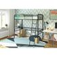 DHP DHP Twin Loft Bed in Black, , large