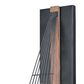 Vaxcel Dearborn 1-Light Wall Sconce in Black Iron and Burnished Oak, , large