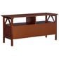 Linon Home Decor Titian Media Center in Antique Tobacco, , large