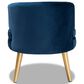 Baxton Studio Baptiste Accent Chair in Navy Blue, , large