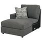 Ashley Edenfield 3-Piece Left Facing Sectional with Chaise in Charcoal, , large