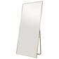 Maple and Jade Floor Mirror with Stand in Gold, , large