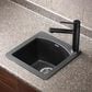 Blanco Diamond 15" Dual Mount Bar Sink in Anthracite, , large