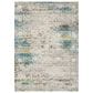 Safavieh Aria 5"1" x 7"6" Blue and Creme Area Rug, , large