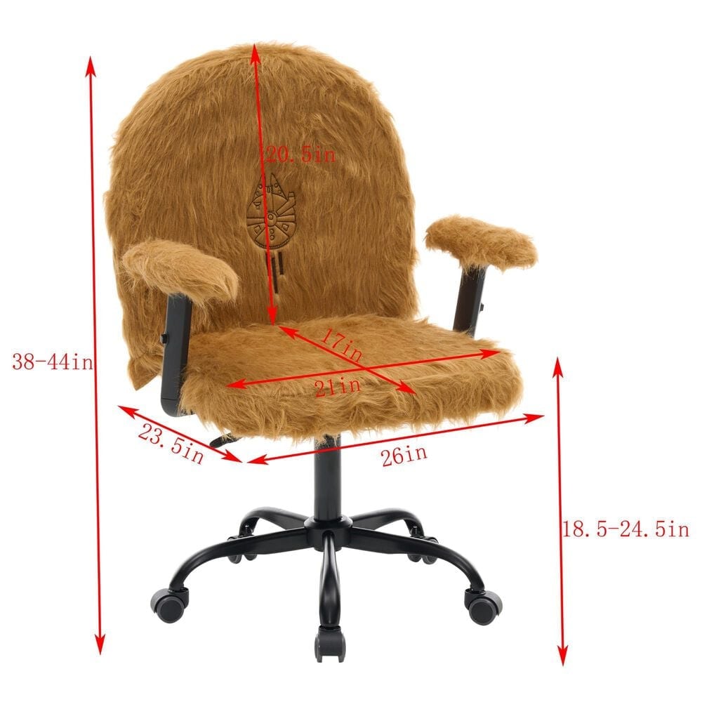 Impressions Vanity Chewbacca Swivel Chair in Black, , large