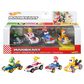 Hot Wheels Mario Kart Toy Character Vehicle 4-Pack - Mario, Yoshi, Princess Peach, Orange Shy Guy, , large