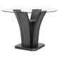Crown Mark Camelia 5-Piece Counter Height Dining Set in Black, , large