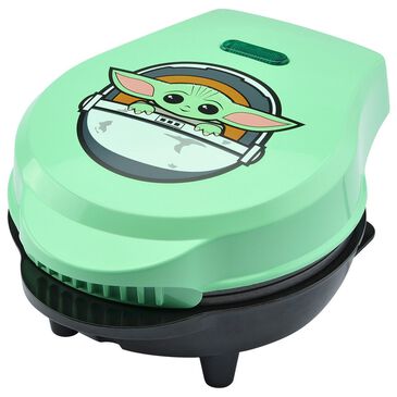 Disney 4" Round Grogu Mini Waffle Maker in Green, , large