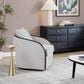 LumiSource Gemma Swivel Accent Chair in Sand, , large