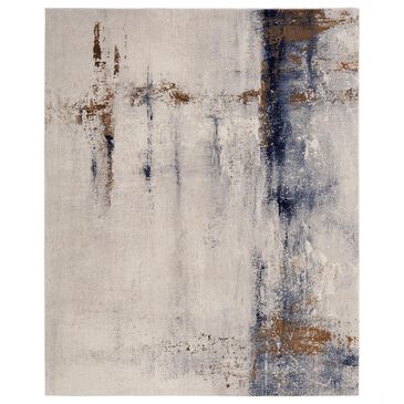 Feizy Clio 7"9" x 10" Ivory and Blue Area Rug, , large