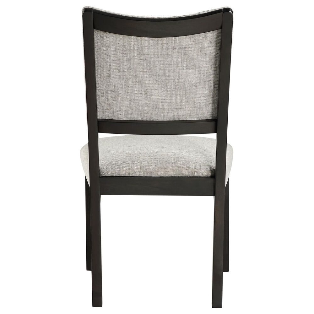 Steve Silver Roatan Dining Table and 6 Dining Chairs in Natural and Black, , large