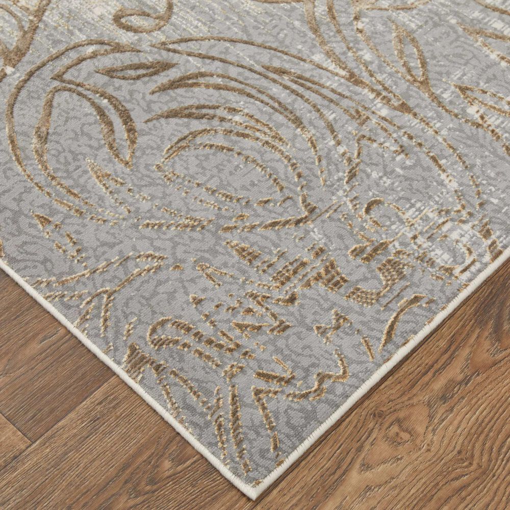 Feizy Celene 39L1F 3&#39;9&quot; x 5&#39;7&quot; Beige and Gray Area Rug, , large