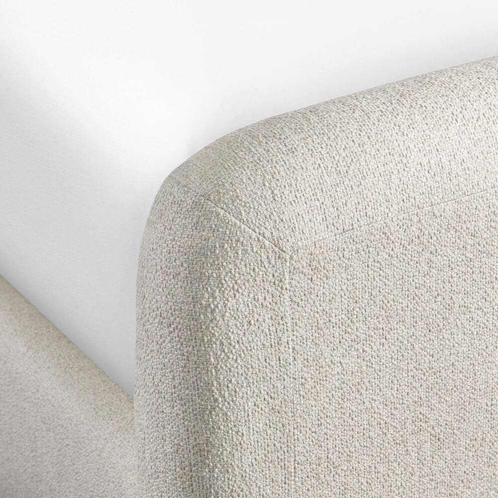Bernhardt Antibes Queen Upholstered Panel Bed in Roz Tan, , large