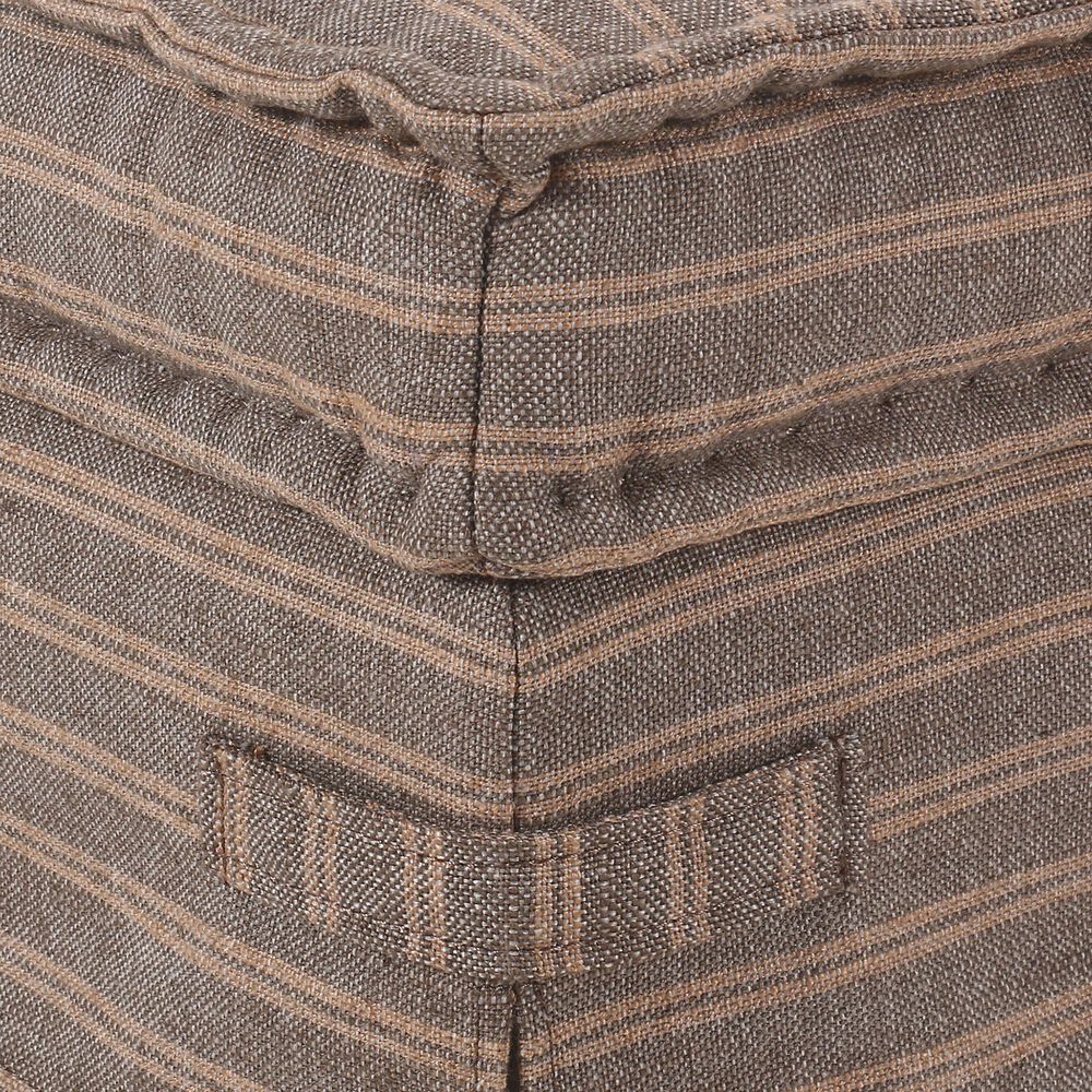 Four Hands Cole Small Ottoman in Rodin Bark, , large