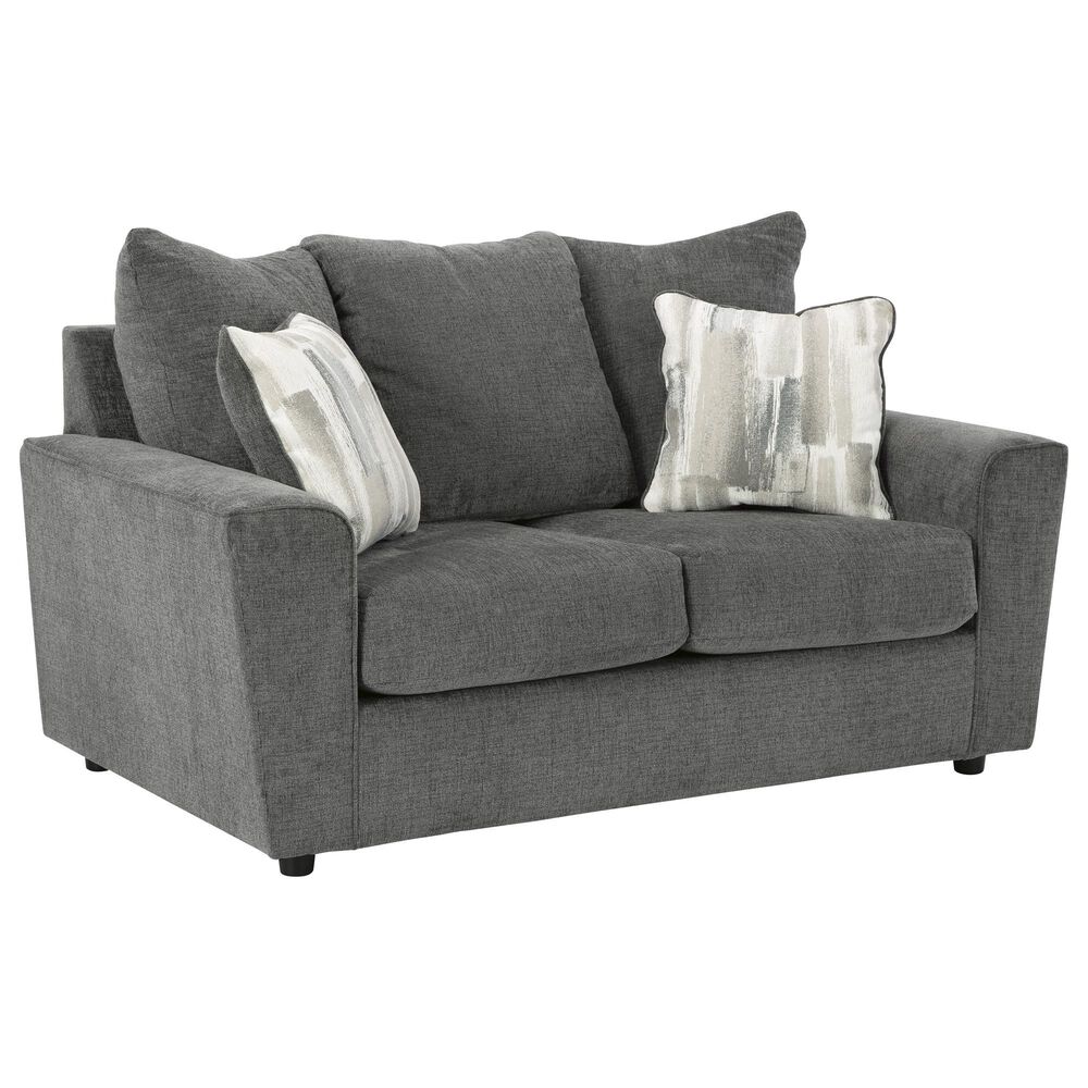 Ashley Stairatt Stationary Sofa and Loveseat Set in Gravel, , large