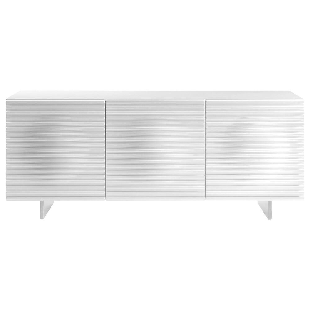 Casablanca Moon Buffet Server in White Lacquer, , large