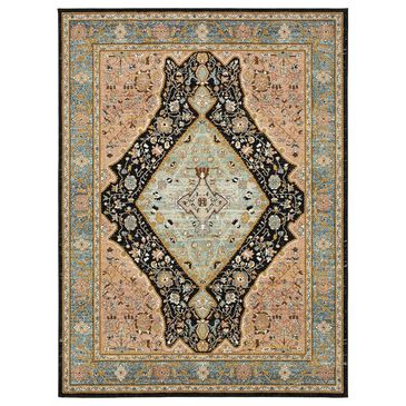 Karastan Zephyr Bidjar 92124-60129 2"4" x 7"10" Robin"s Egg Runner, , large