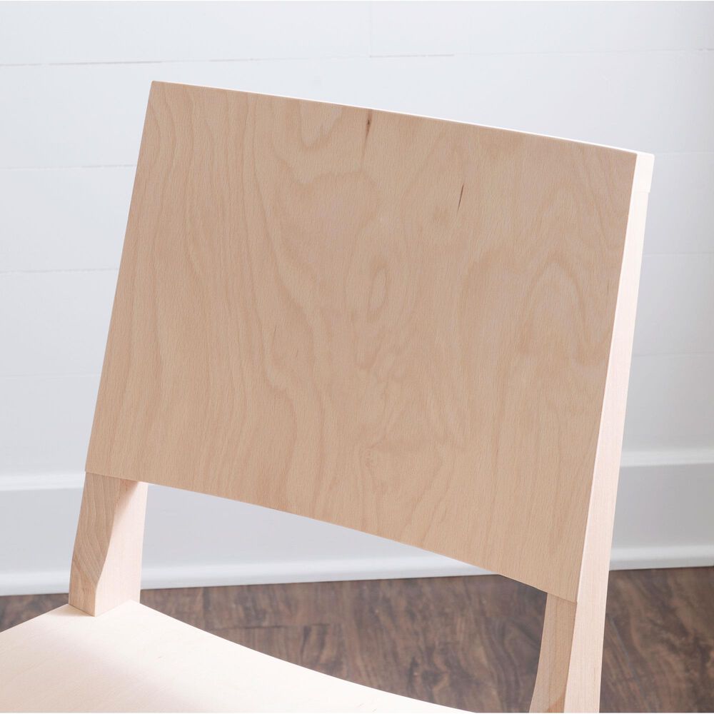 Linon Home Decor Devin Side Chair in Unfinished, , large
