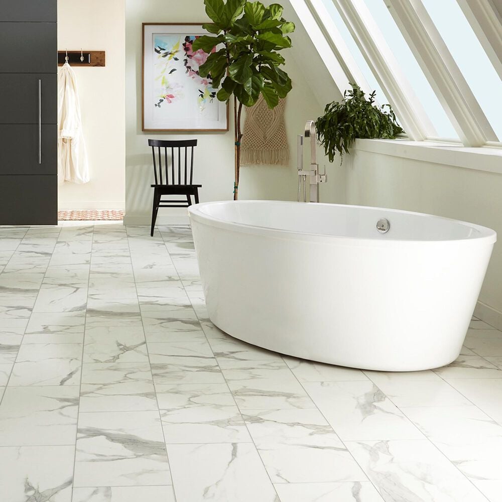 Florstar Axis Pro 12 Carri Marble 12" x 24" Luxury Vinyl Tile, , large