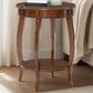 Linon Home Decor Rainbow Side Table in Hazelnut, , large