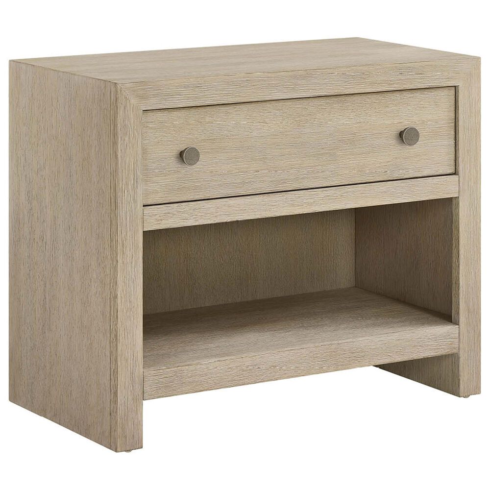 Furniture Worldwide Oasis 1-Drawer Nightstand in Dockside with USB Ports and AC Outlets, , large
