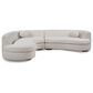 Classic Home Concord 2-Piece Sectional with Left-Facing Chaise in Ivory, , large
