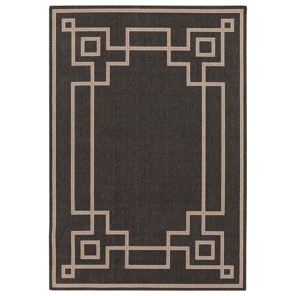 Surya Alfresco 8&#39;10&quot; x 12&#39;10&quot; Black, Brown and Beige Indoor/Outdoor Area Rug, , large