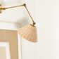 Creative Coop Aurelia Adjustable Wall Sconce in Antique Brass, , large