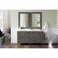 James Martin Vanities Metropolitan 60" Double Bathroom Vanity in Silver Oak with 3 cm Eternal Jasmine Pearl Quartz Top and Rectangular Sinks, , large