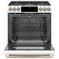 Cafe 2-Piece Kitchen Package with 30" Slide-In Gas Range and 1.7 Cu. Ft. Microwave Oven in Matte White, , large