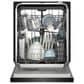 KitchenAid 24" Third Level Utensil Rack Dishwasher with 30+ Total Wash Jets and Pocket Handle in Black, , large