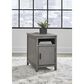 Ashley Devonsted Chairside End Table in Gray, , large