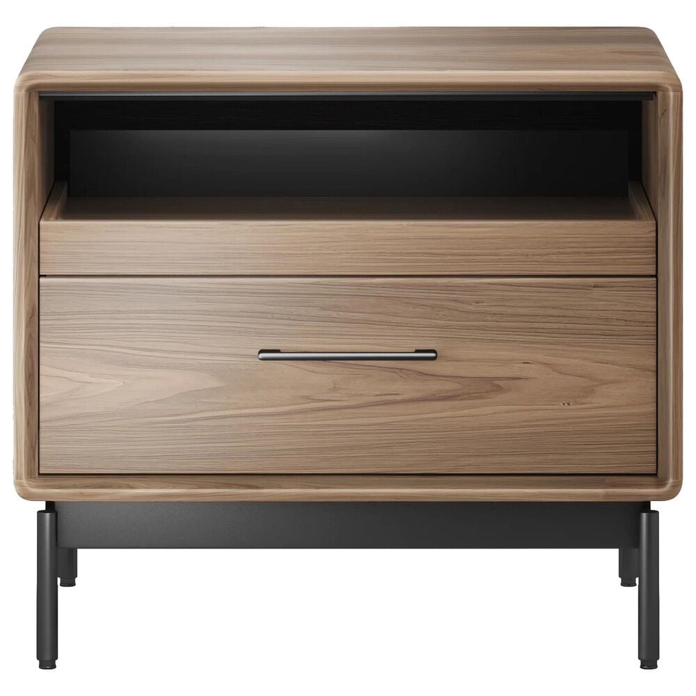 BDI LINQ 4-Piece King Bedroom Set in Natural Walnut, , large