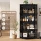 GARVEE 60" Kitchen Pantry Cabinet in Black, , large