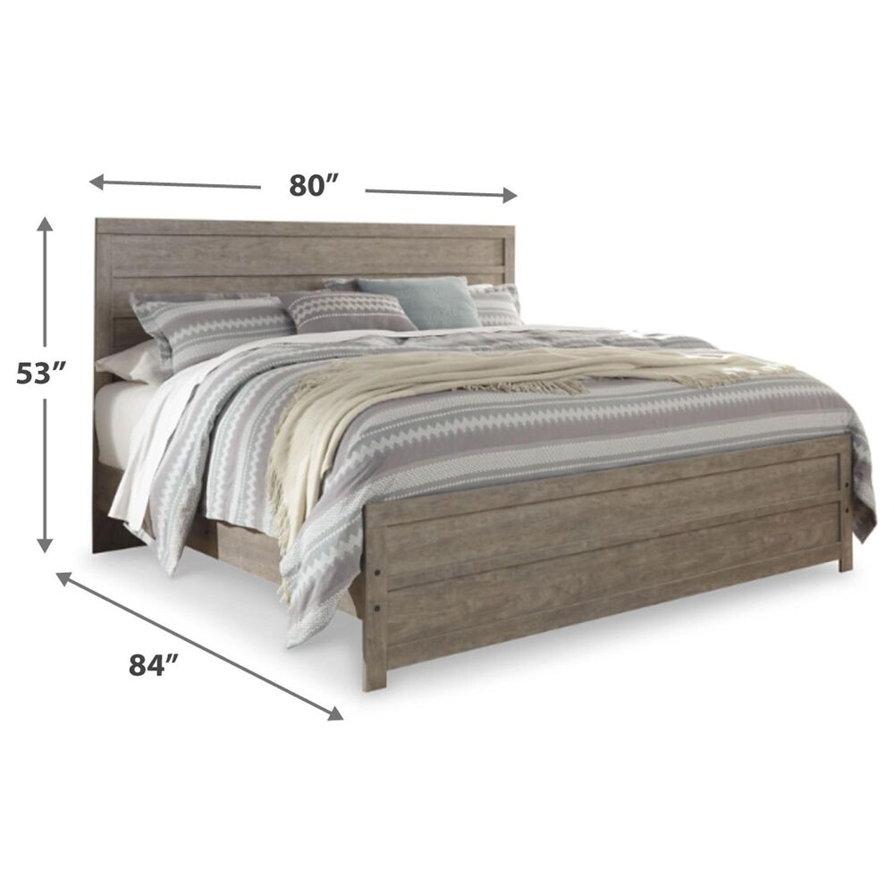 Ashley Culverbach King Bed in Driftwood Gray, , large