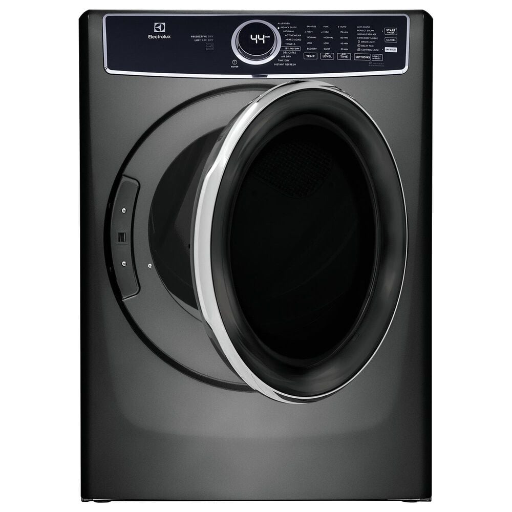 Electrolux 8 Cu. Ft. Front Load Gas Dryer with Steam in Titanium, , large
