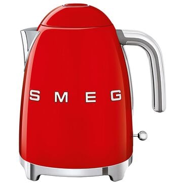 SMEG 7-Cup Stainless Steel Retro Style Electric Kettle in Red, , large