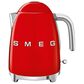 SMEG 7-Cup Stainless Steel Retro Style Electric Kettle in Red, , large