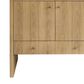 James Martin Vanities Hudson 36" Single Bathroom Vanity in Light Natural Oak with Single Hole 3 cm White Zeus Quartz Top and Rectangular Sink, , large