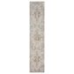 Nourison Astra Machine Washable ASW12 2"2" x 8" Grey and Multicolor Runner, , large