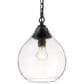 Golden Lighting Ariella 1-Light Small Pendant in Matte Black, , large