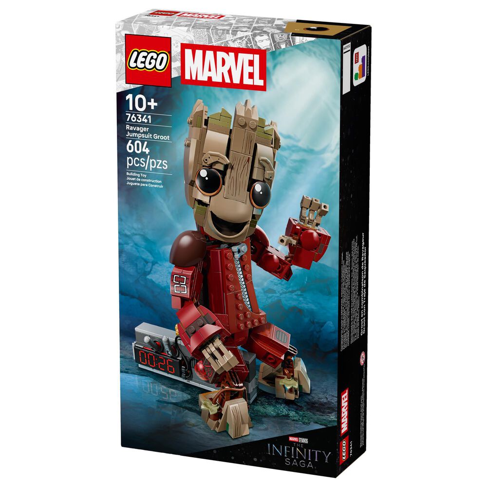 LEGO Marvel Ravager Jumpsuit Groot Building Set, , large