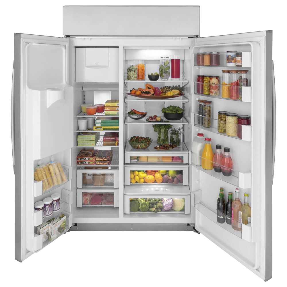 GE Profile 48" SidebySide Refrigerator in Fingerprint Resistant