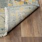 RIZZY Envision Scrolls Bulbs 10" x 14" Gray and Beige Area Rug, , large