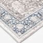 Central Oriental Trisha Yearwood Belmont Jabari 3"3" x 5"3" Tan and Dark Blue Area Rug, , large