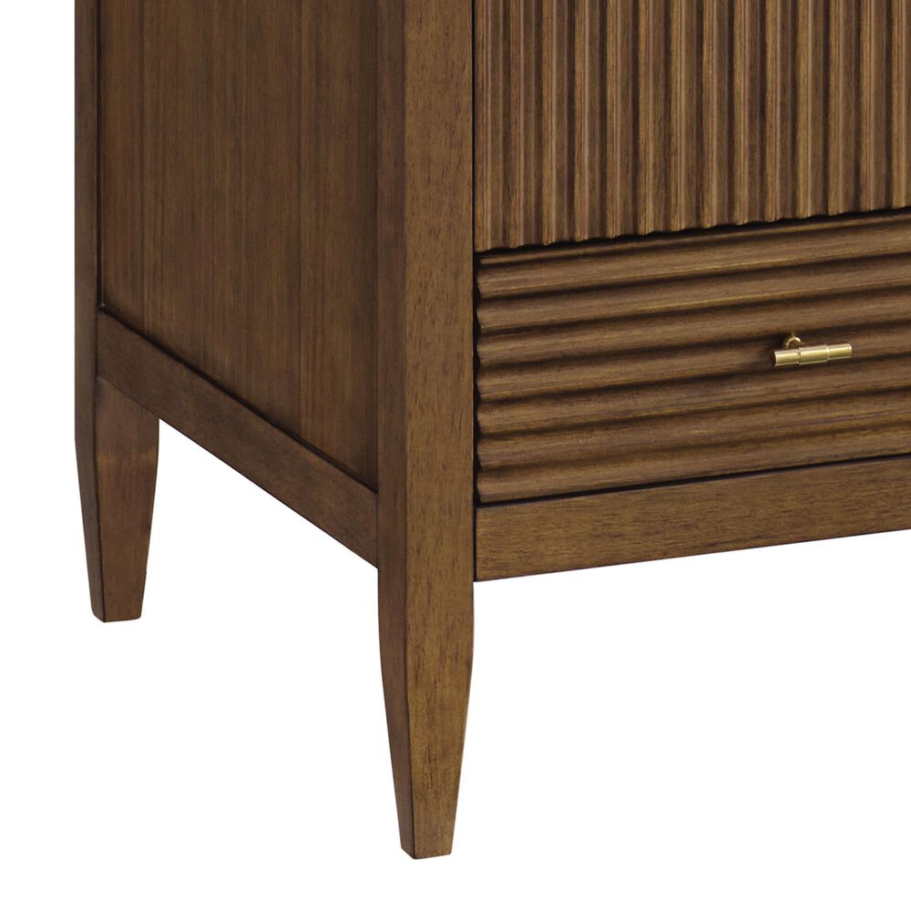 James Martin Vanities Myrrin 36&quot; Vanity in Mid-Century Walnut with 3 cm Lime Delight Quartz Top, , large