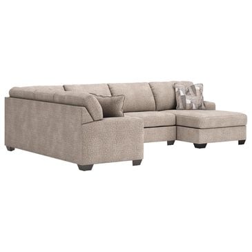 Ashley Seyler Lane 3-Piece Sectional with Chaise in Hemp, , large